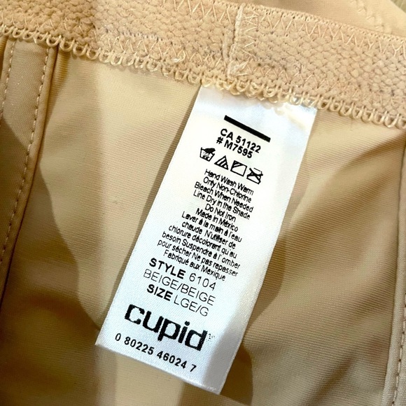 Cupid Shapewear Slimming Underwear Beige Panties Size Large - Picture 4 of 8